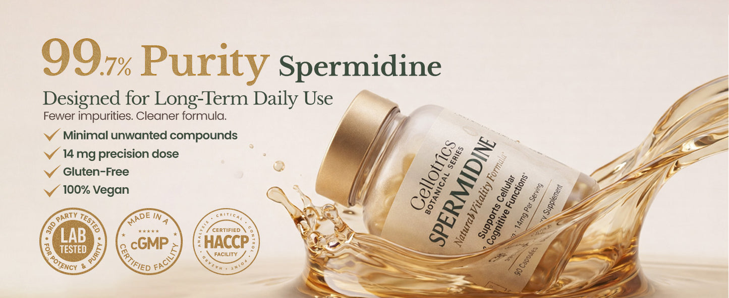 Spermidine Supplements - 1260mg | Ultra-Pure 99% Spermidine